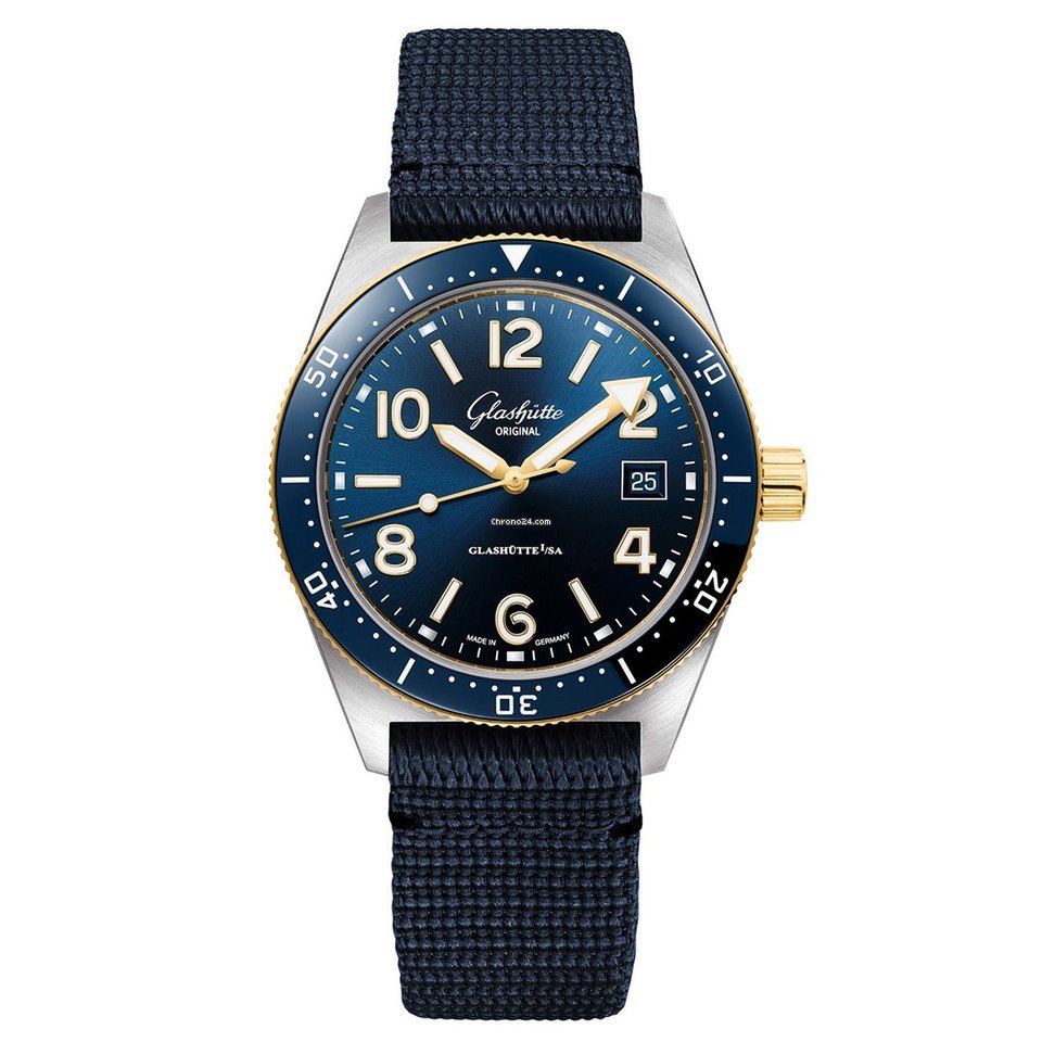 Glashtte Original Mens watch Unisex Automatic Gold Steel 1-39-11-10-90-34 or 39-11-10-90-34