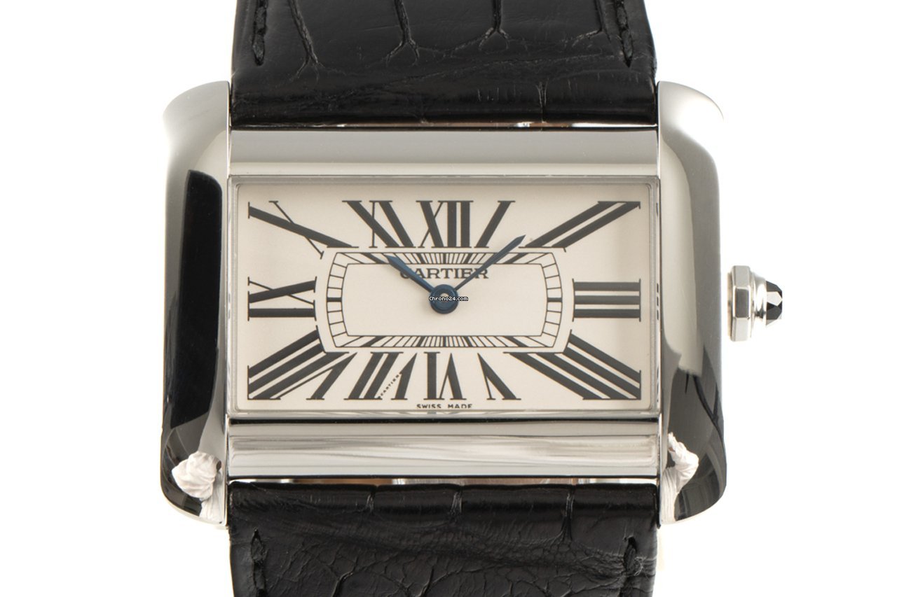 Cartier Tank Divan Mens watch Unisex Quartz Steel 2600