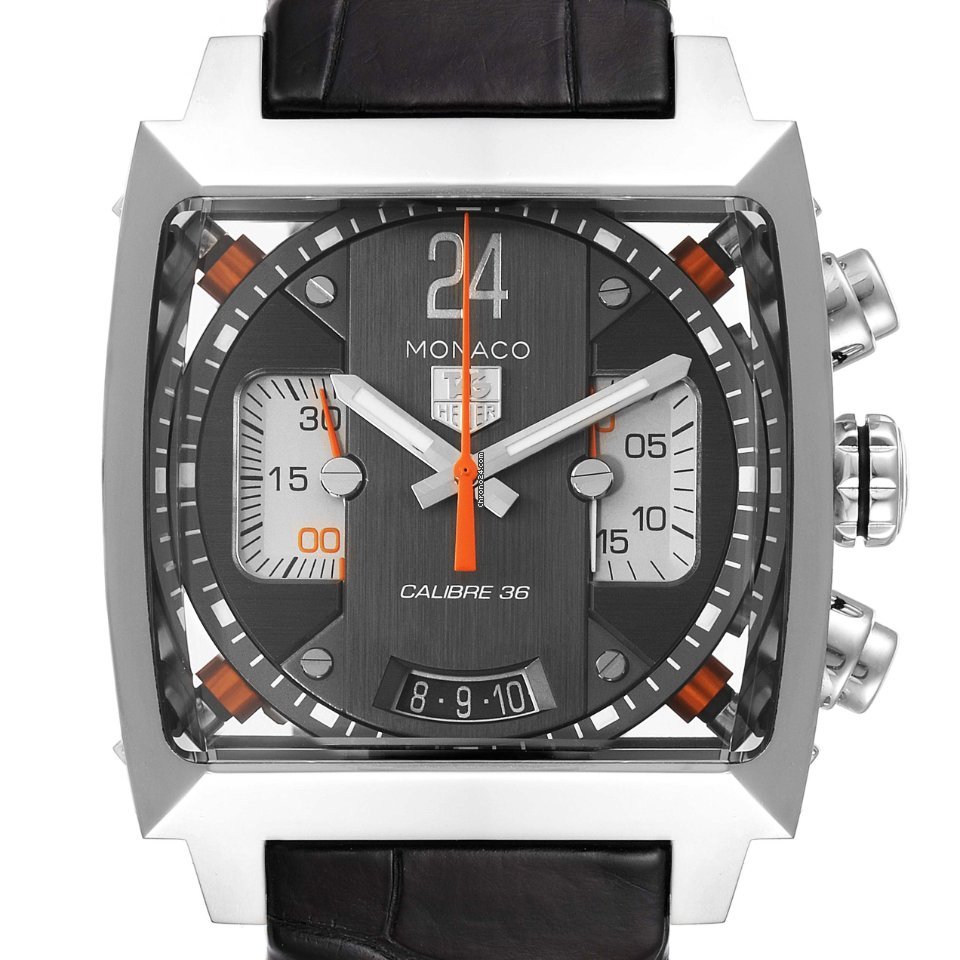 TAG Heuer Monaco Calibre 36 Mens watch Unisex Automatic Steel CAL5112.FC6298