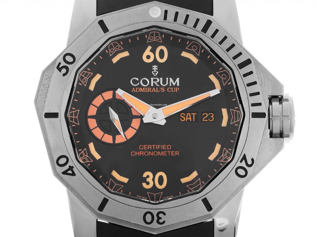 Corum Admirals Cup Seafender Deep Hull Mens watch Unisex Automatic Titanium 947.950.04 0371 AN15
