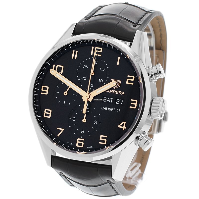 TAG Heuer Carrera Calibre 16 Mens watch Unisex Automatic Steel CV2A1AB.FC6379