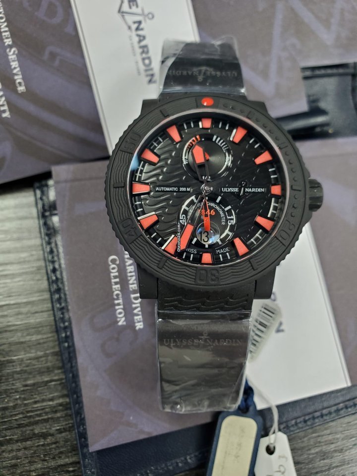 Ulysse Nardin Diver Black Sea Mens watch Unisex Automatic Steel 263-92-3C