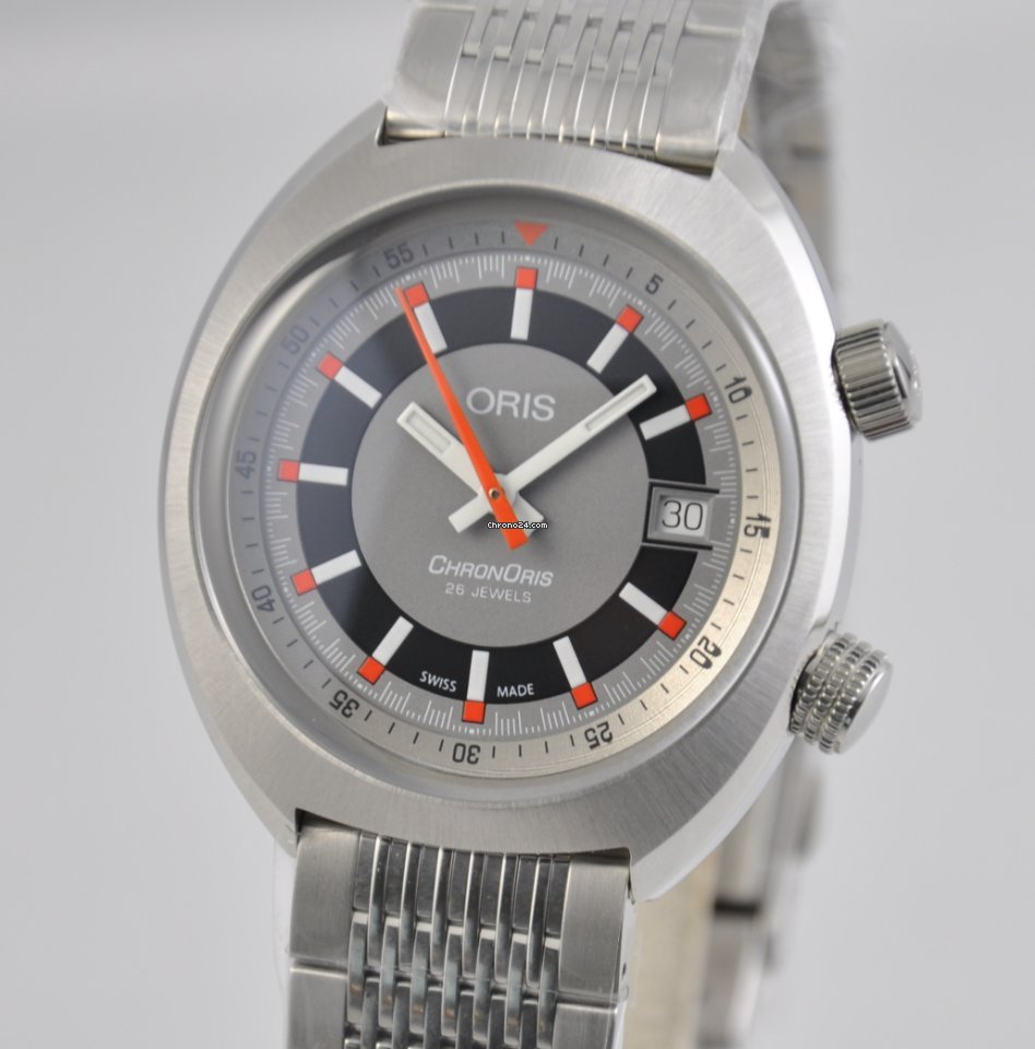 Oris Chronoris Mens watch Unisex Automatic Steel 01 733 7737 4053-07 8 19 01