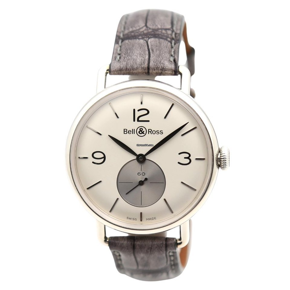 Bell & Ross Vintage Mens watch Unisex Manual winding BRWW1-ME-AG-OP SCR