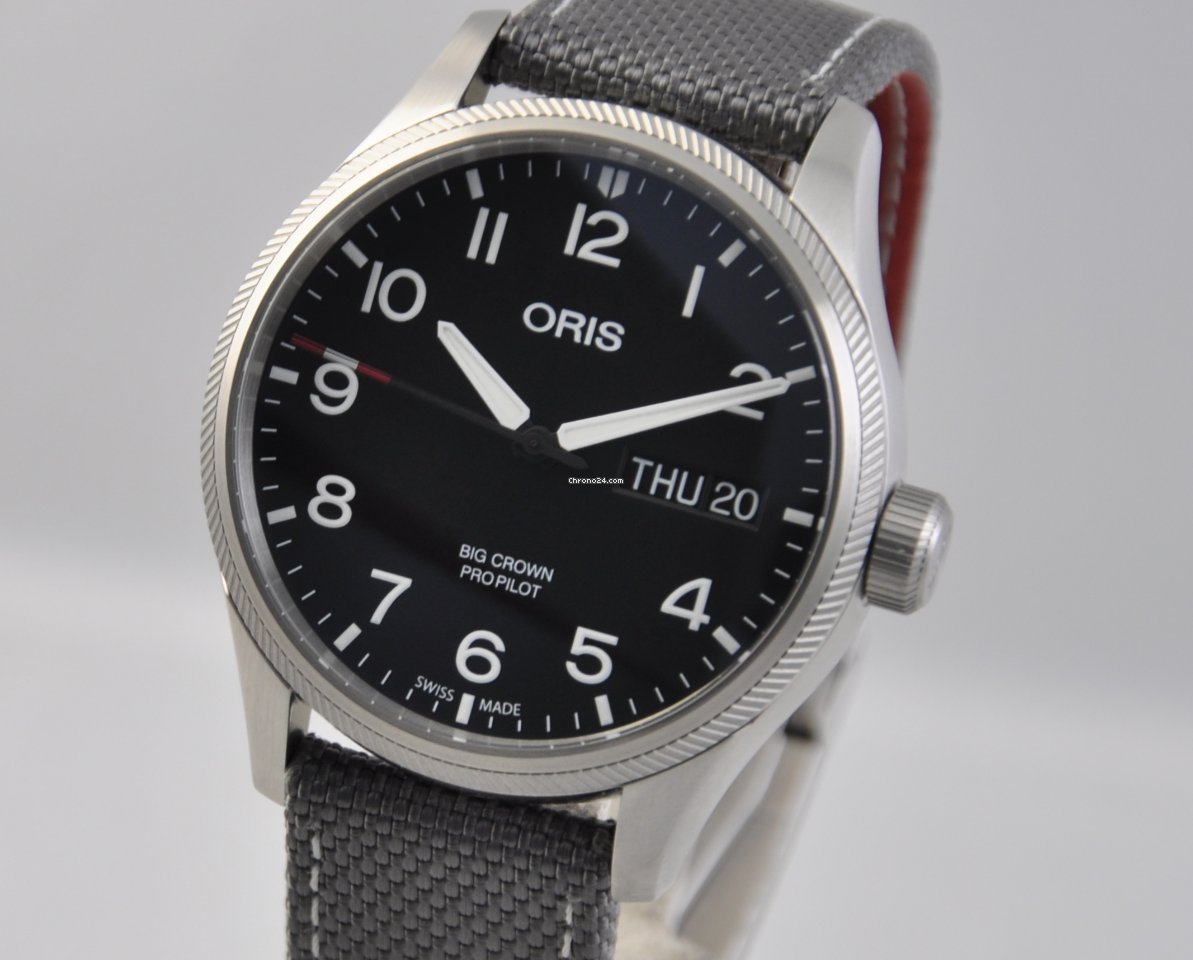 Oris Big Crown ProPilot Day Date Mens watch Unisex Automatic Steel 01 752 7698 4194-Set TS