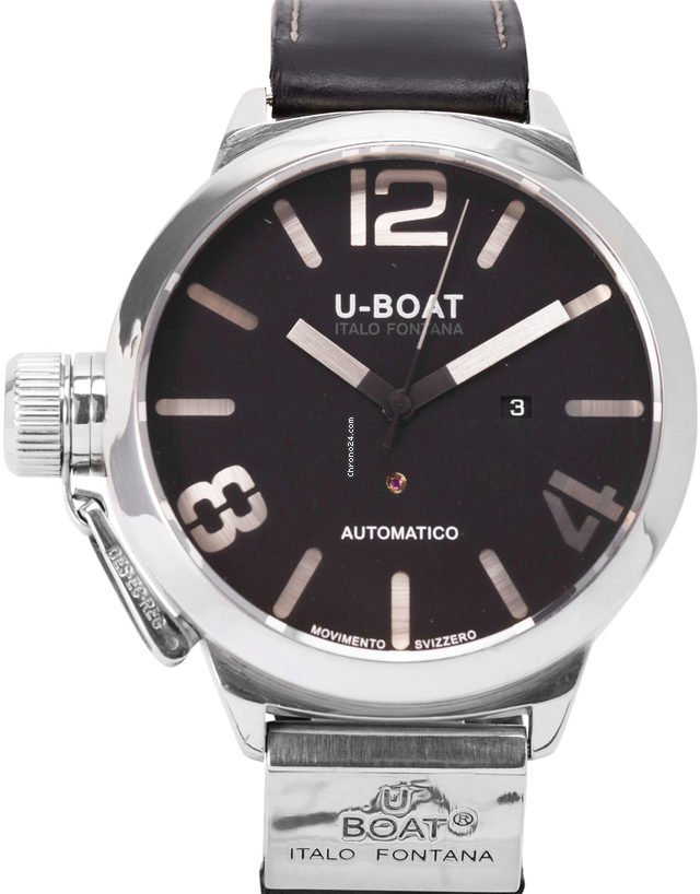 U-Boat Classico Mens watch Unisex Automatic Silver ETA 2824