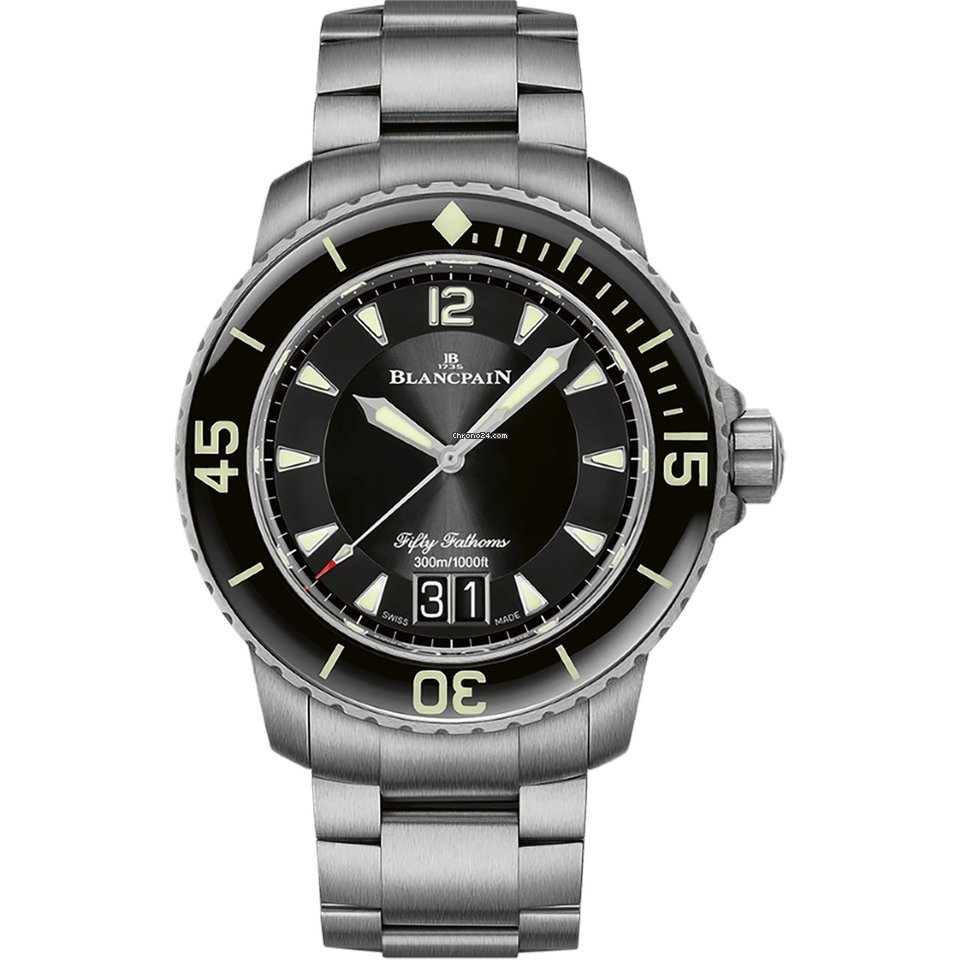 Blancpain Fifty Fathoms Mens watch Unisex Automatic Titanium 5050-12B30-98
