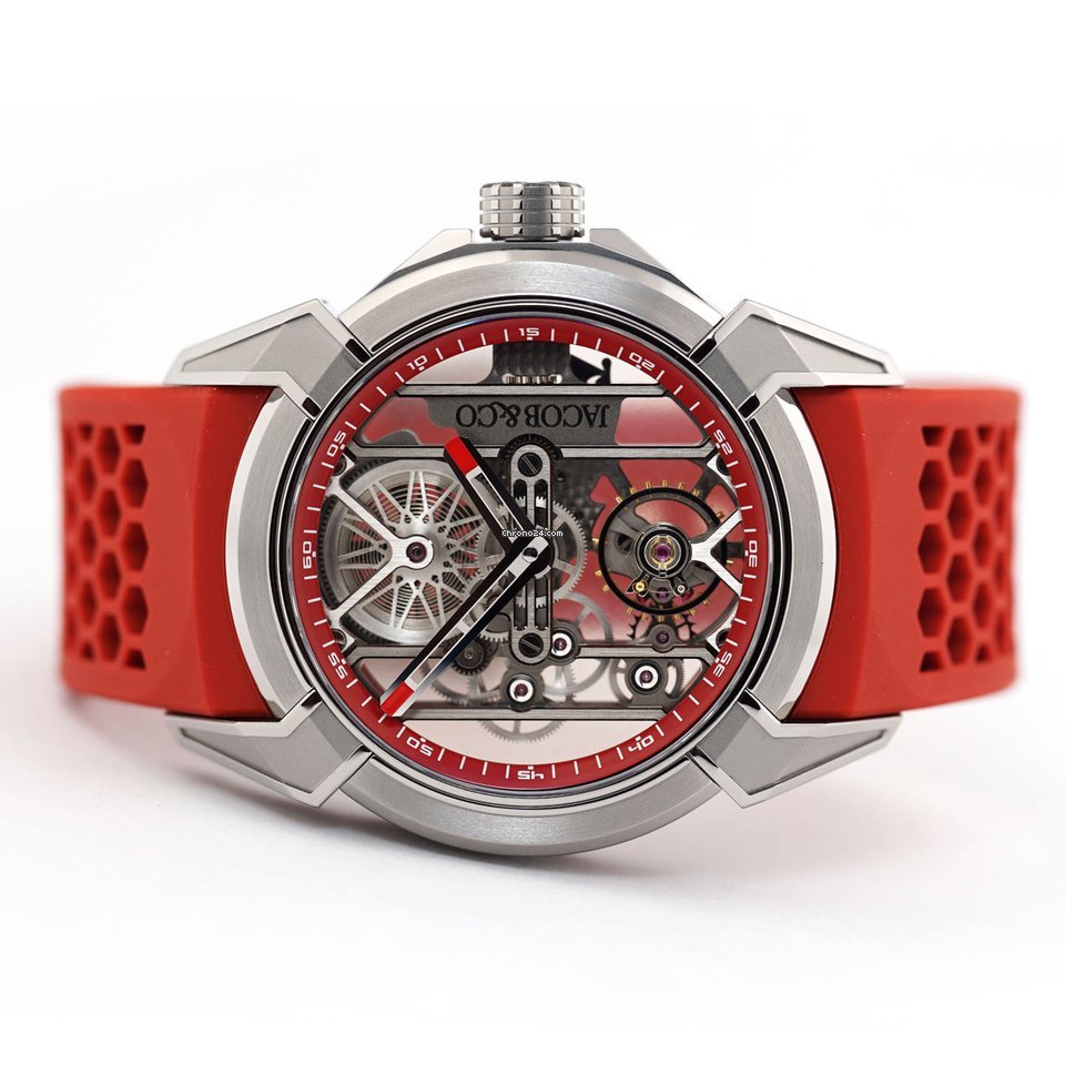 Jacob & Co. Mens watch Unisex Manual winding Titanium EX110.20.AA.AG.ABRUA