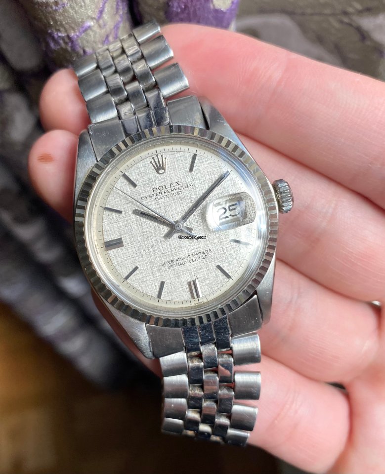 Rolex Datejust 36 Mens watch Unisex Steel Automatic Datejust 1601