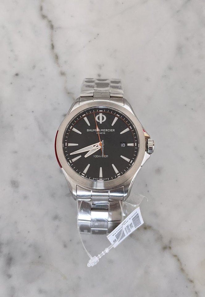 Baume & Mercier Clifton Mens watch Unisex Quartz Steel 10412