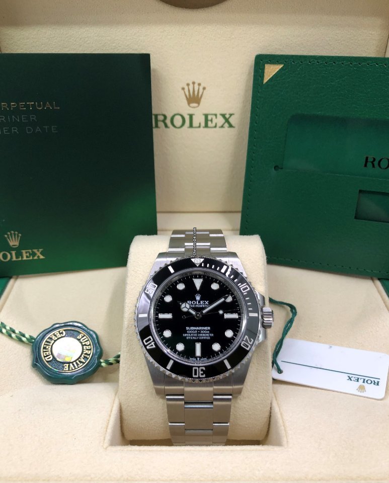 Rolex Submariner (No Date) Mens watch Unisex Steel Automatic 124060-0001
