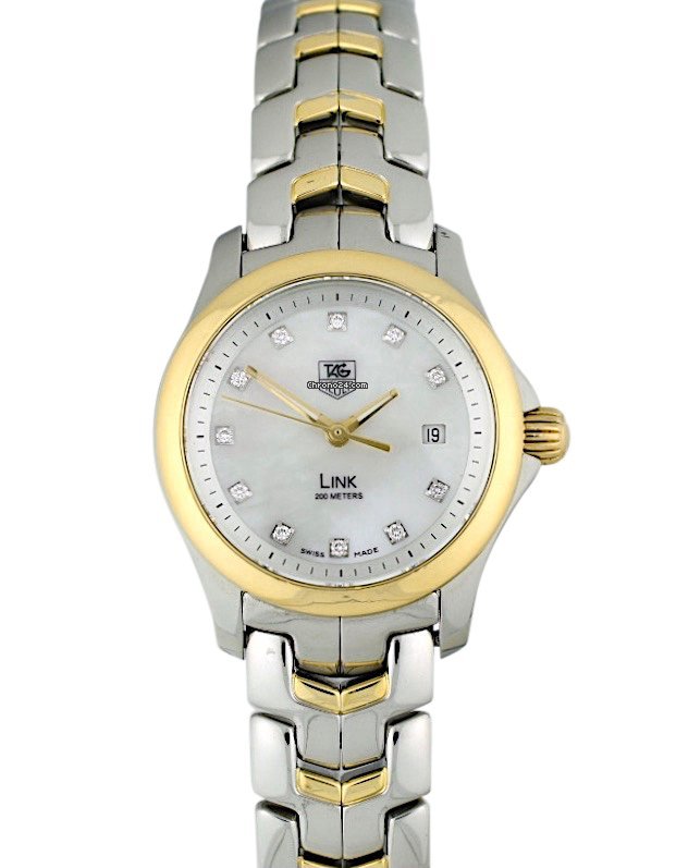 TAG Heuer Link Lady Womens watch Quartz Gold Steel WJF1353.BB0581