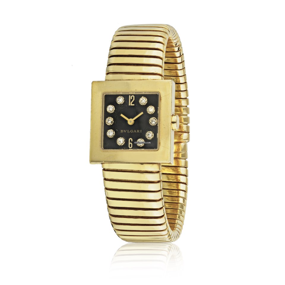 Bulgari Quadrato Womens watch Quartz Yellow gold SQ222TG