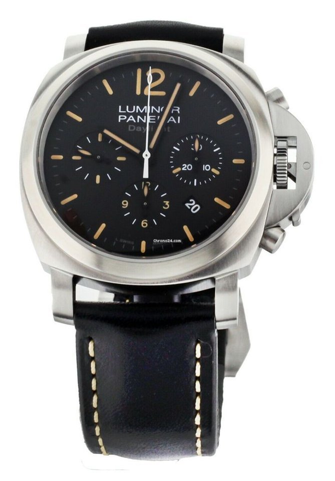 Panerai Luminor Chrono Mens watch Unisex Automatic Steel PAM356