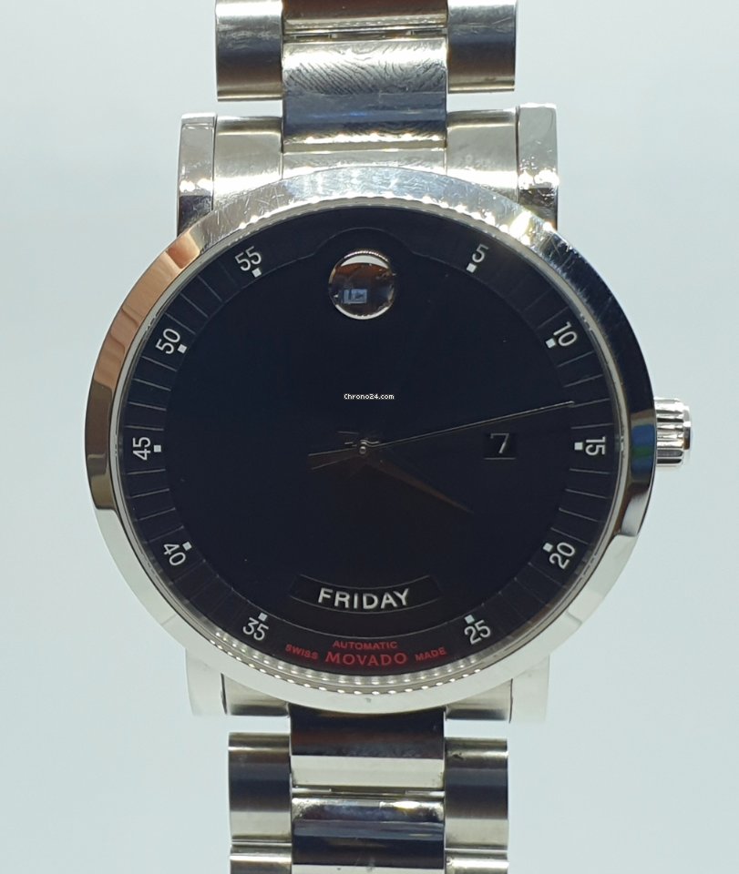 Movado Red Label Mens watch Unisex Automatic Steel 0606845