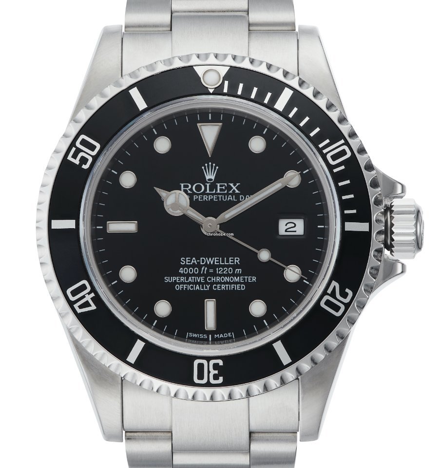 Rolex Sea-Dweller 4000 Mens watch Unisex Steel Automatic 16600