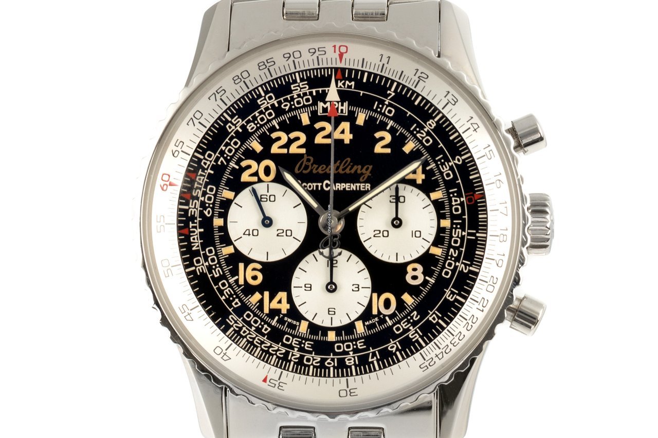Breitling Navitimer Cosmonaute Mens watch Unisex Manual winding Steel A12022