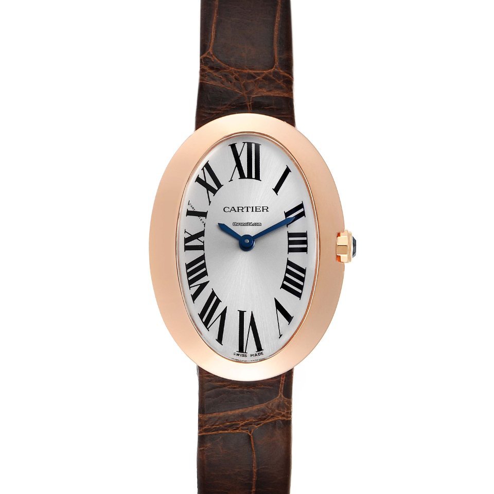 Cartier Baignoire Womens watch Quartz Rose gold W8000007