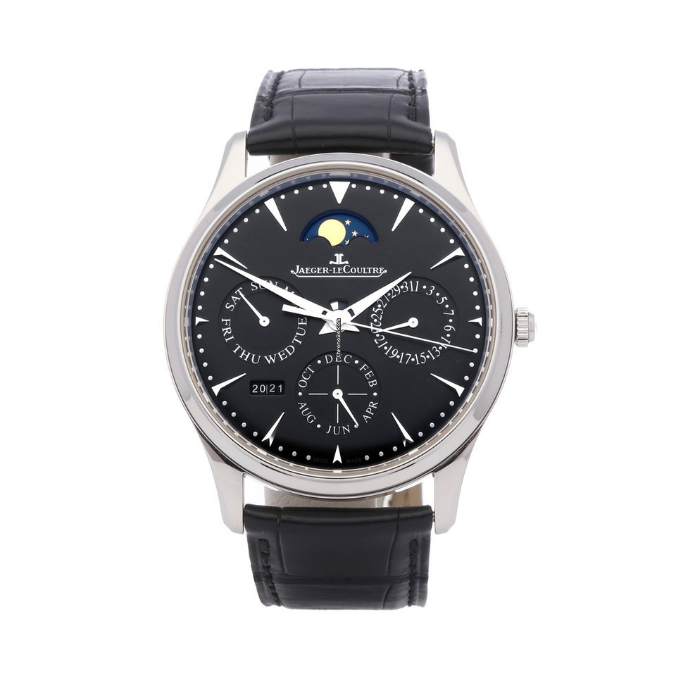 Jaeger-LeCoultre Master Ultra Thin Perpetual Mens watch Unisex Automatic Steel 130.84.70