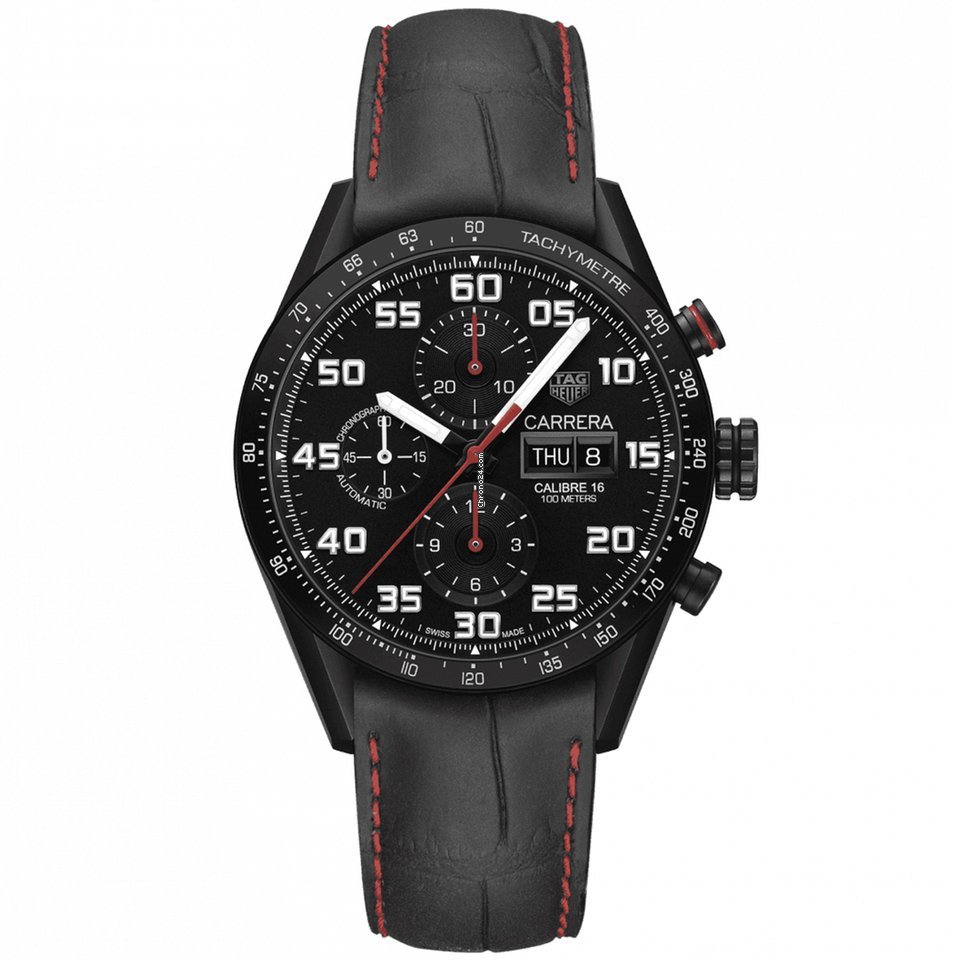 TAG Heuer Carrera Calibre 16 Mens watch Unisex Automatic Titanium CV2A83.FC6393