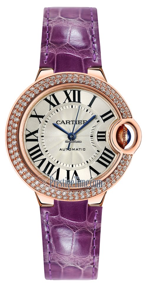 Cartier Ballon Bleu 33mm Womens watch Automatic Rose gold wjbb0051