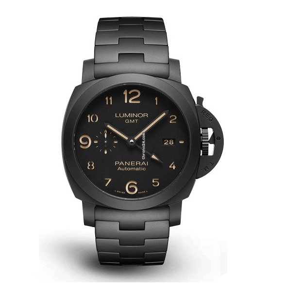 Panerai Luminor 1950 3 Days GMT Automatic Mens watch Unisex Automatic Ceramic PAM 01438