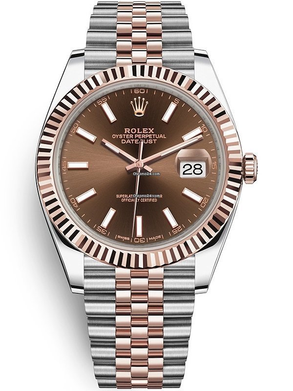 Rolex Datejust 41 Mens watch Unisex Rose gold Automatic 126331G