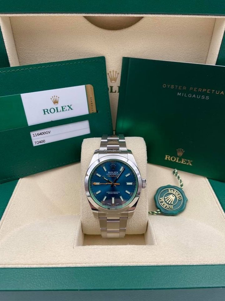 Rolex Milgauss Mens watch Unisex Steel Automatic m116400gv-0002