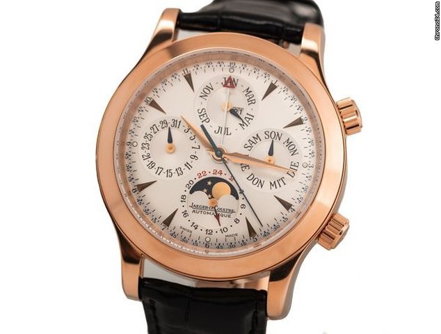Jaeger-LeCoultre Master Memovox Mens watch Unisex Automatic Rose gold 146.2.95
