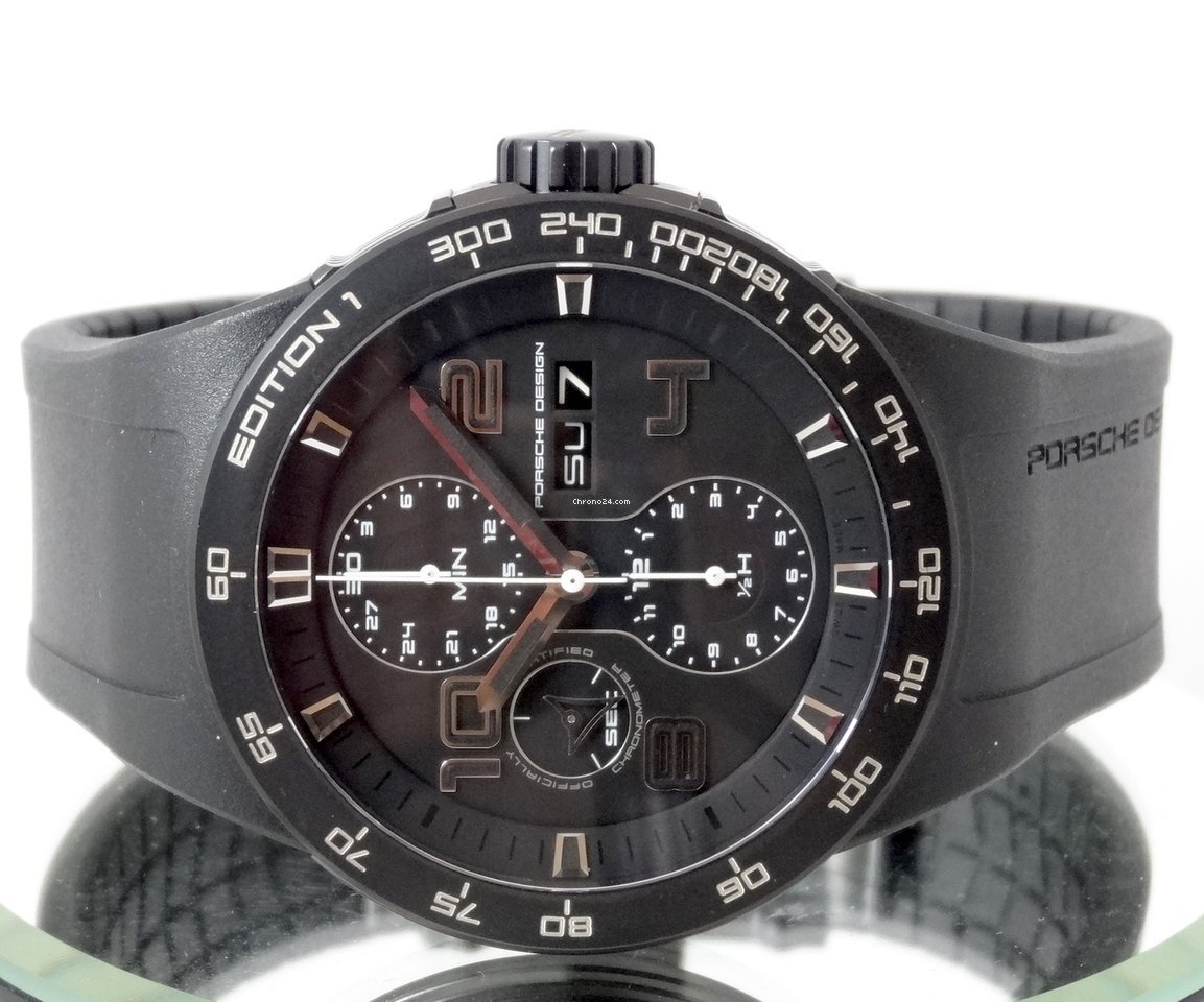 Porsche Design Flat Six Mens watch Unisex Automatic Titanium 6341.13.44.1169