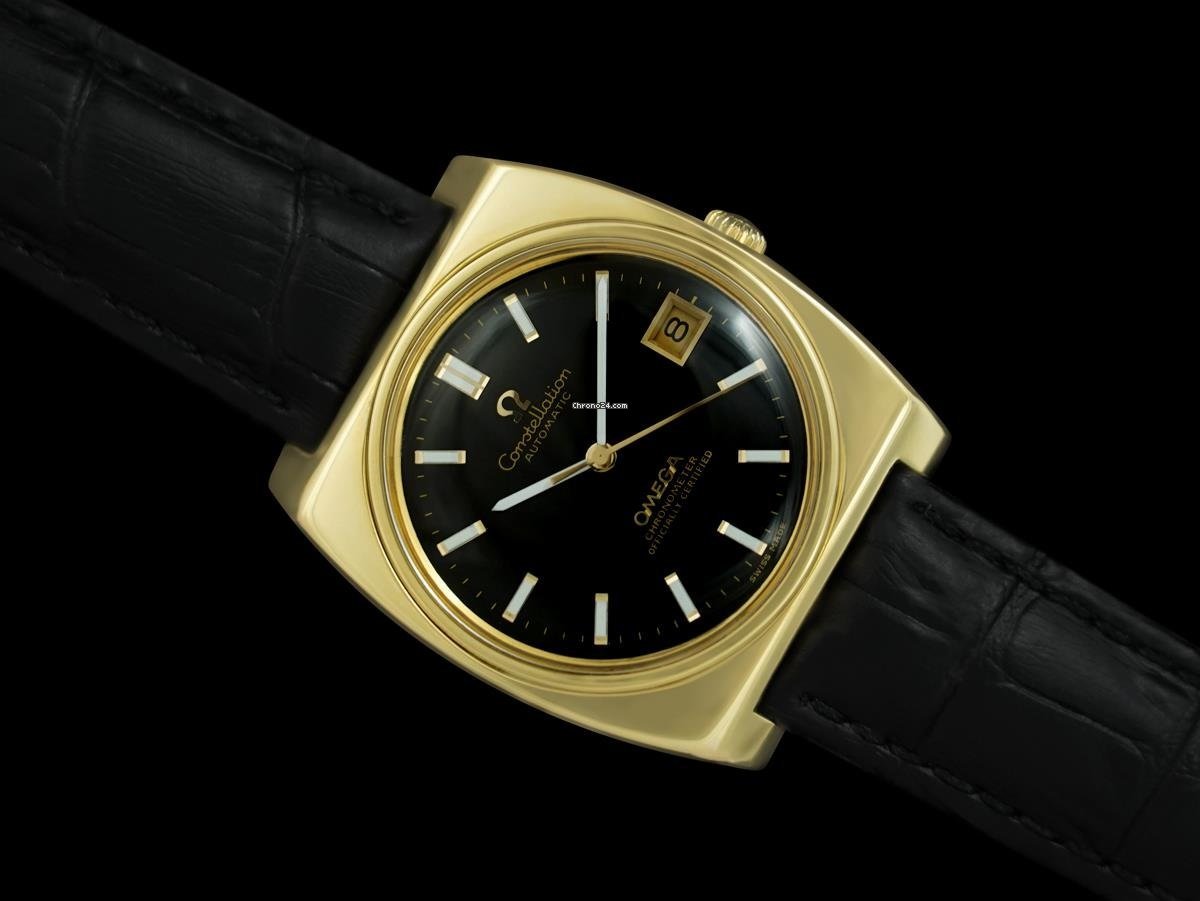 Omega Constellation Mens watch Unisex Automatic Gold Steel 8168