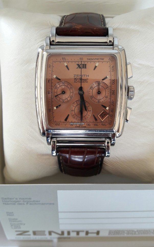 Zenith El Primero Mens watch Unisex Automatic Steel 90 01.0420.400