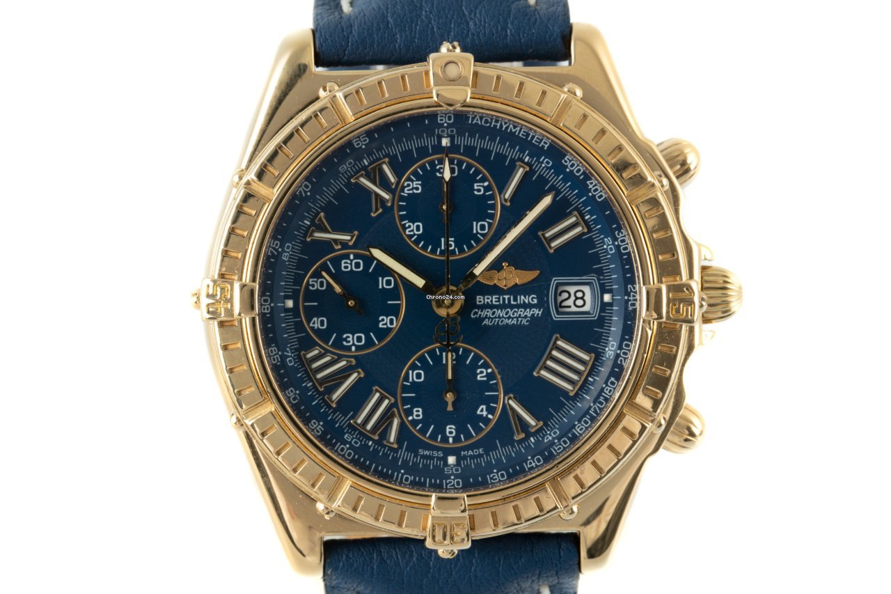Breitling Crosswind Racing Mens watch Unisex Automatic Yellow gold K13055