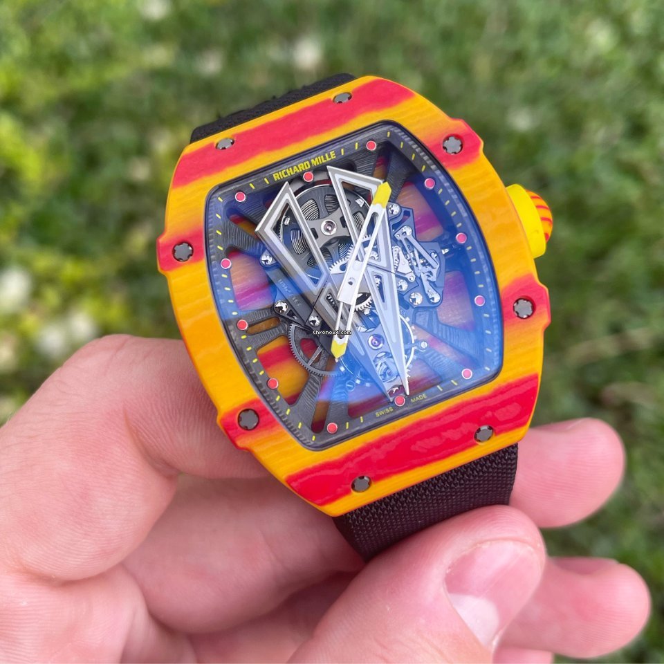 Richard Mille RM 027 Mens watch Unisex Manual winding Carbon RM27-03