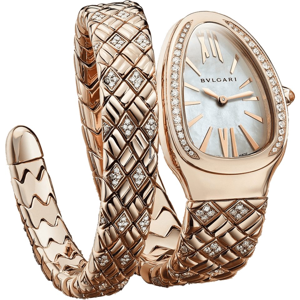 Bulgari Serpenti Womens watch Quartz Rose gold 103250