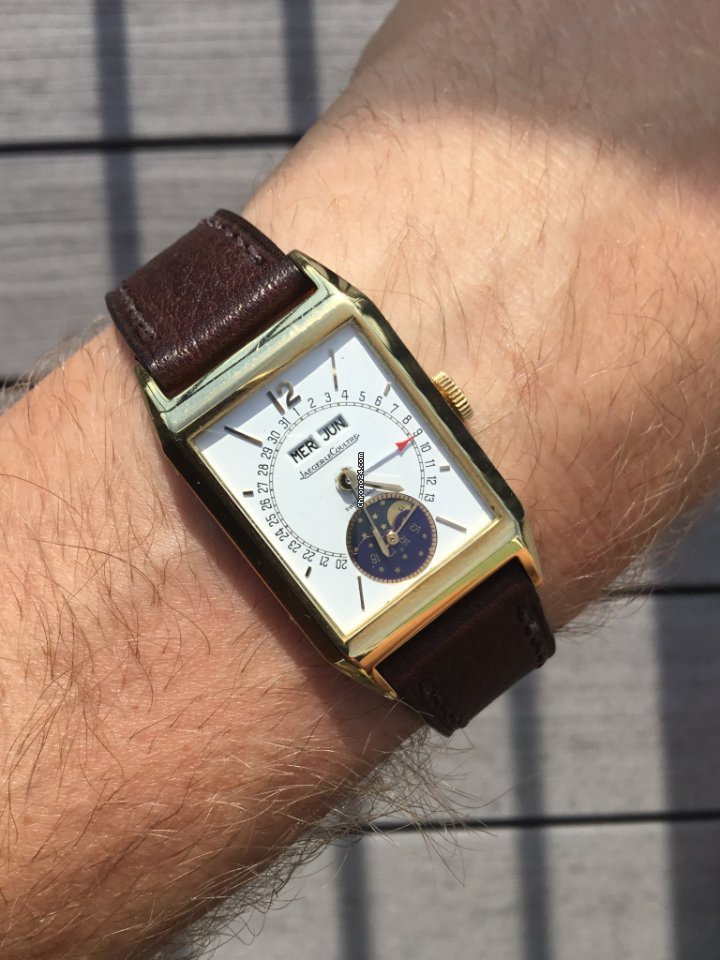 Jaeger-LeCoultre Mens watch Unisex Manual winding Yellow gold 141.010.1