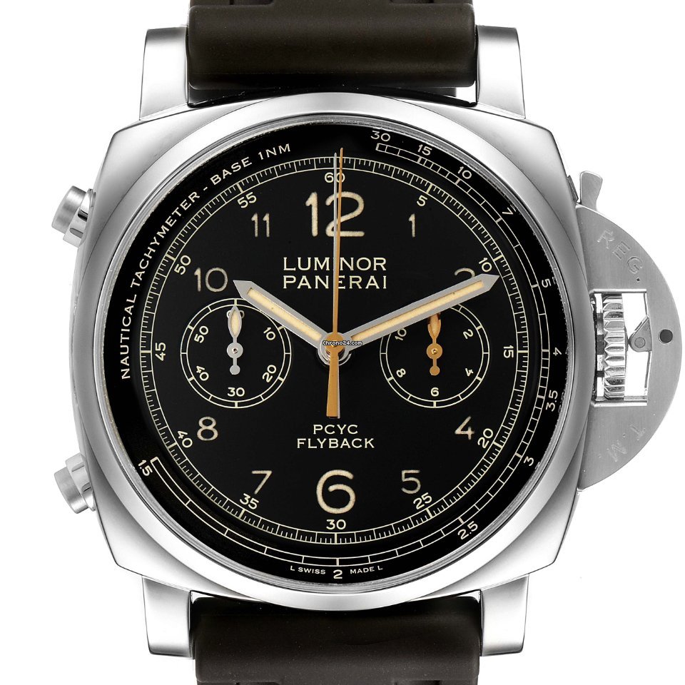 Panerai Luminor 1950 3 Days Chrono Flyback Mens watch Unisex Automatic Steel PAM00653