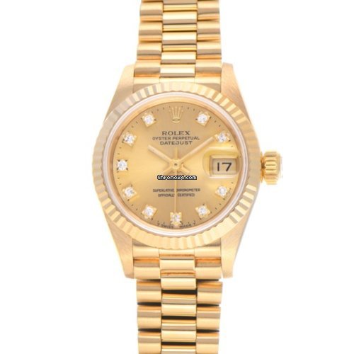 Rolex Lady-Datejust Womens watch Yellow gold Automatic 69178G