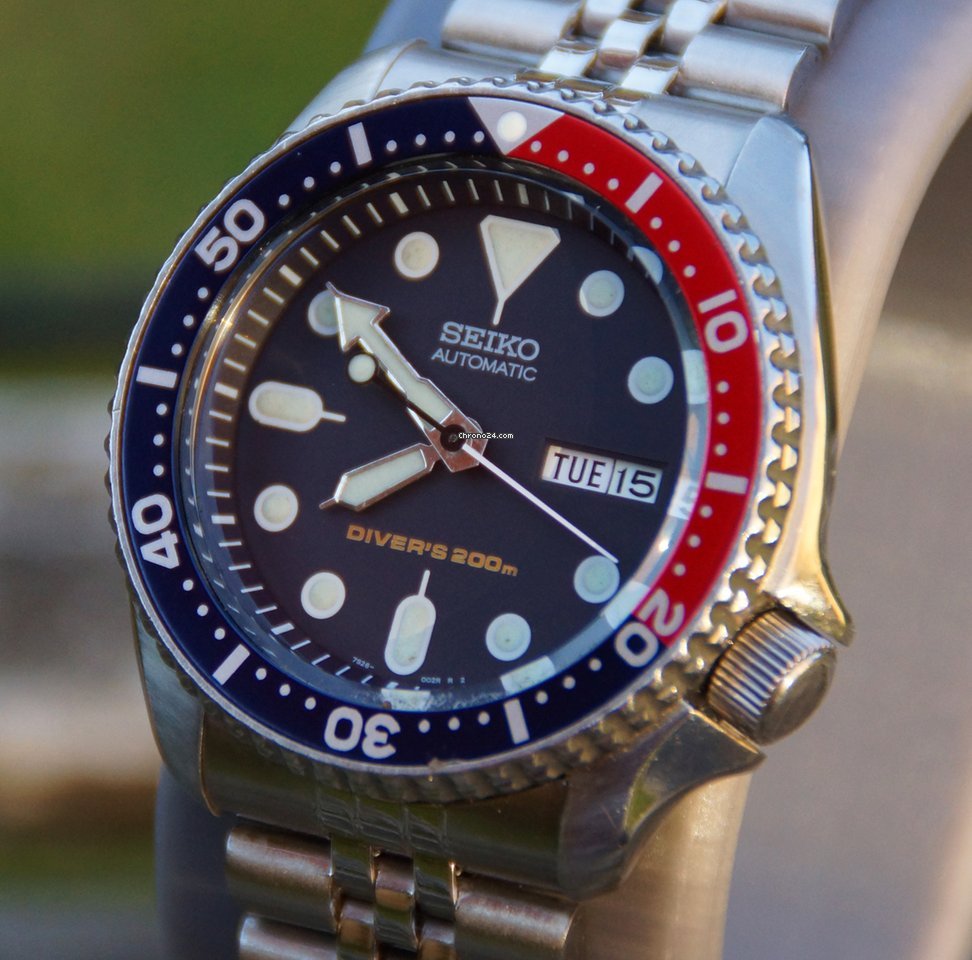 Seiko Prospex Mens watch Unisex Automatic Steel SKX009K2