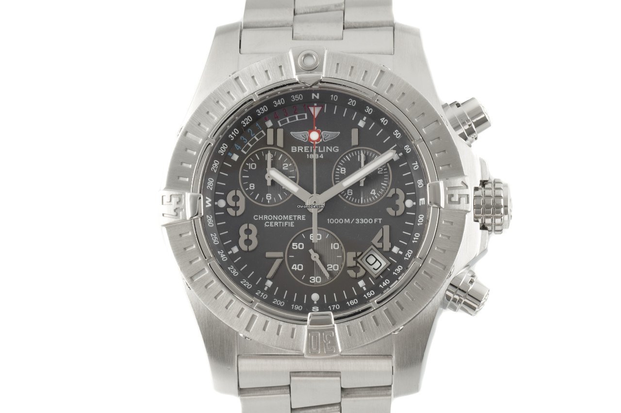 Breitling Avenger Seawolf Mens watch Unisex Quartz Steel A73390