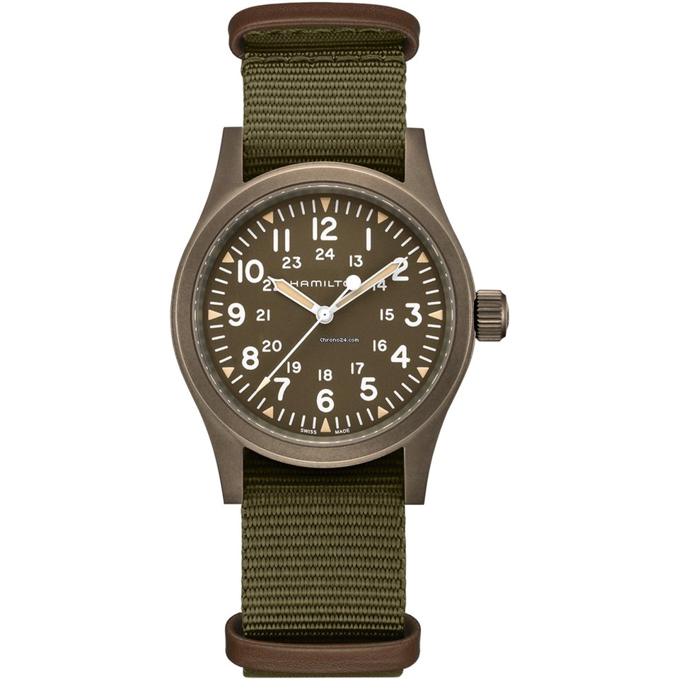 Hamilton Khaki Field Mens watch Unisex Manual winding Steel H69449961