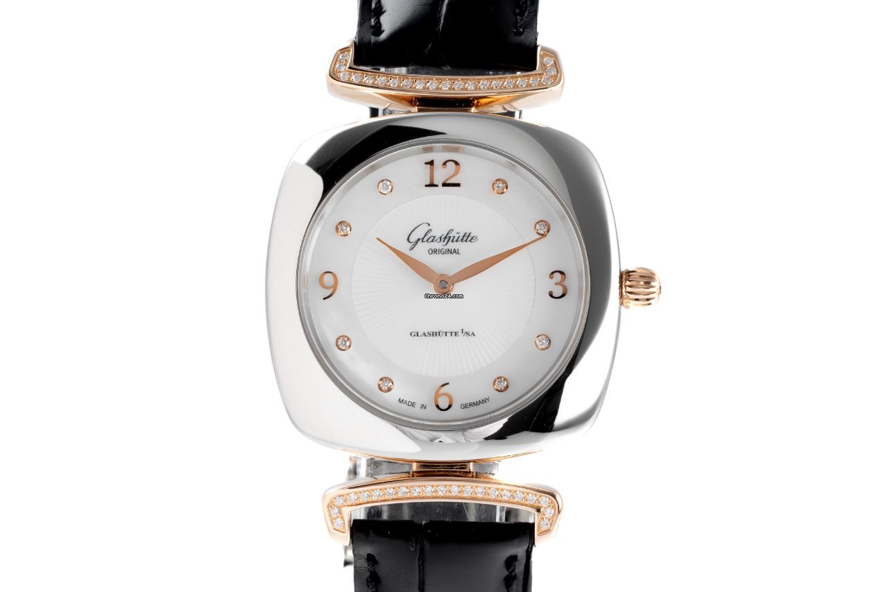 Glashtte Original Pavonina Womens watch Quartz Gold Steel 1-03-02-04-16-34