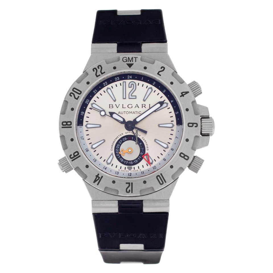 Bulgari Diagono Mens watch Unisex Automatic Steel GMT40 S