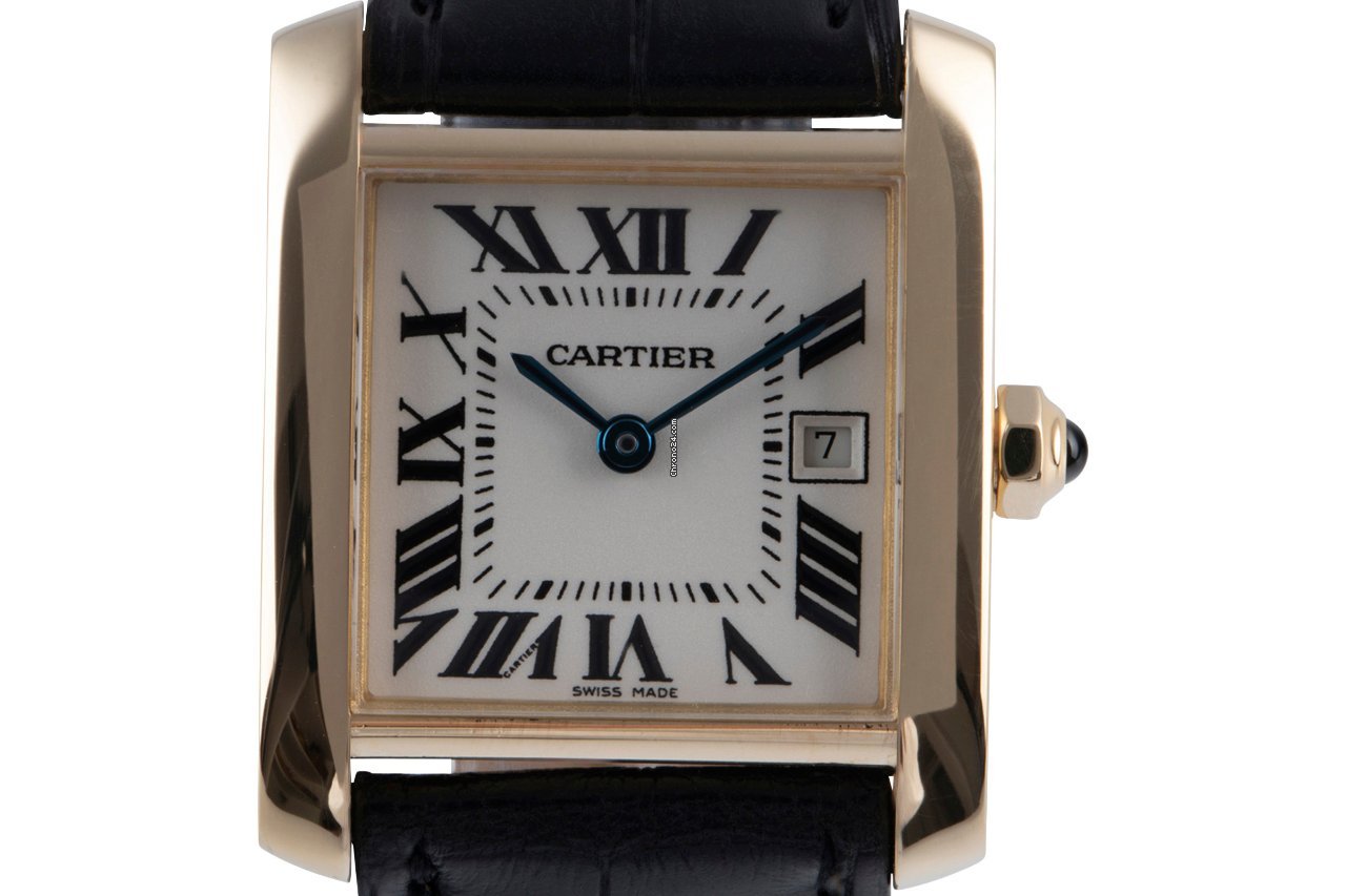 Cartier Tank Francaise Womens watch Quartz Yellow gold 2466