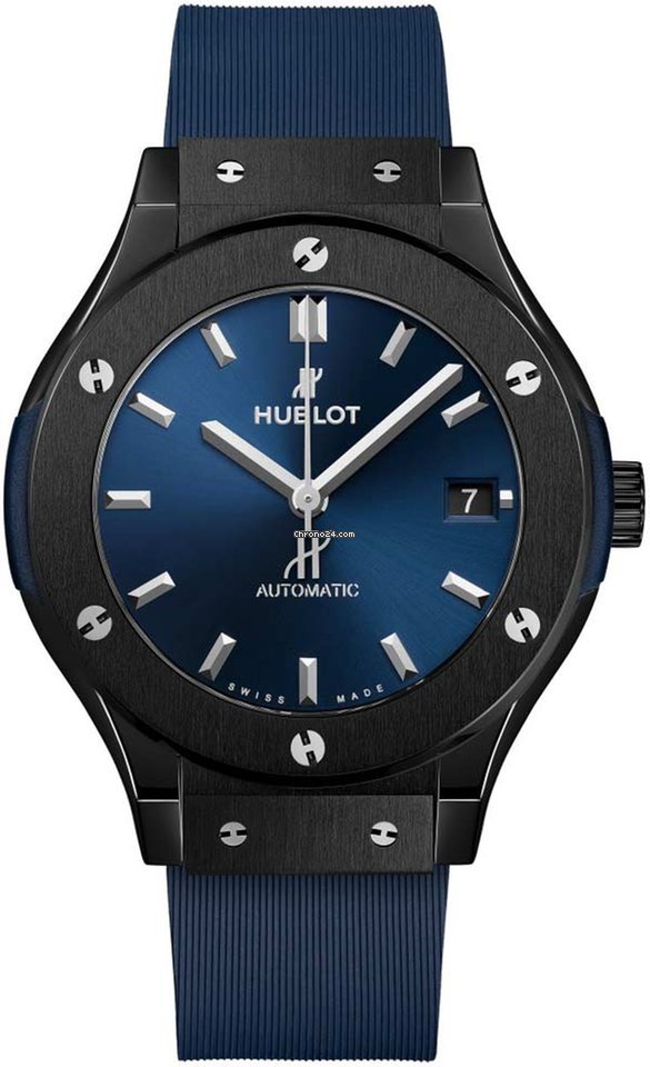 Hublot Classic Fusion Blue Automatic Ceramic 565.cm.7170.rx Ceramic Blue