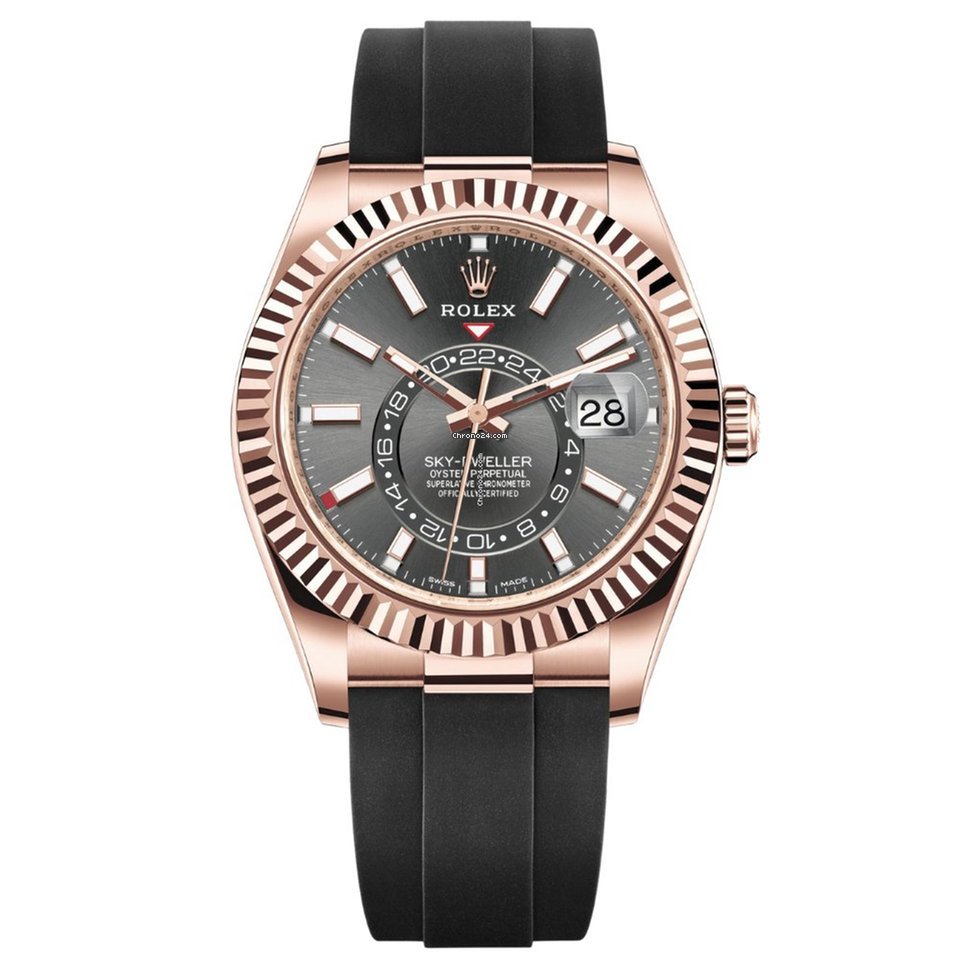 Rolex Sky-Dweller Mens watch Unisex Rose gold Automatic 326235-0006