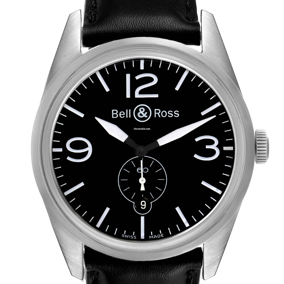 Bell & Ross Vintage Mens watch Unisex Automatic Steel BR123-95-SS