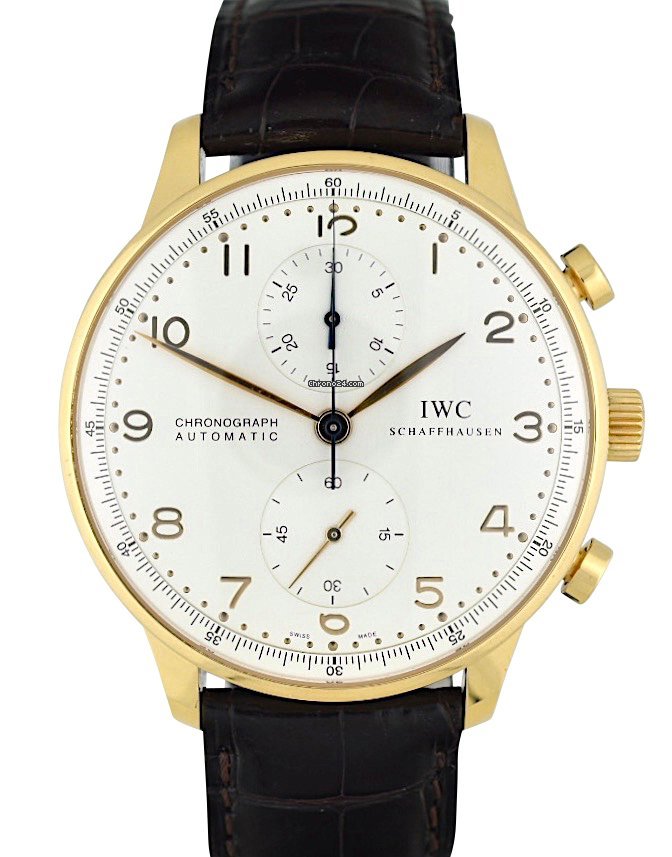 IWC Portuguese Chronograph Mens watch Unisex Automatic Yellow gold IW371416