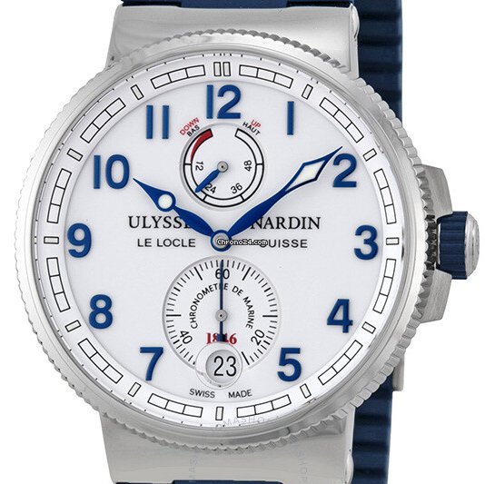Ulysse Nardin Marine Chronometer Manufacture Mens watch Unisex Automatic Steel 1183-126-3 60