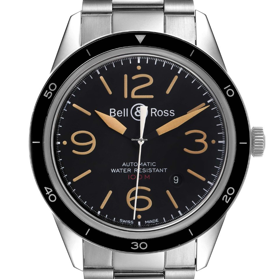 Bell & Ross BR V1 Mens watch Unisex Automatic Steel BRV123-ST-HER SST